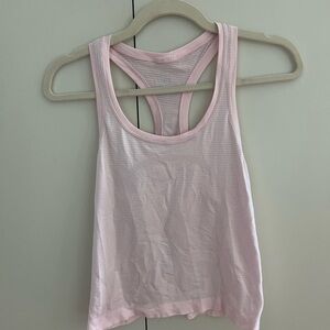 COPY - Lululemon Athletica Pink Crop Backless Tank Top